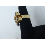 Alfieri St John - 18k Yellow & White Gold Diamond & Citrine Ring